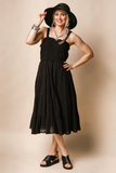 Imagine Pierre Dress Black