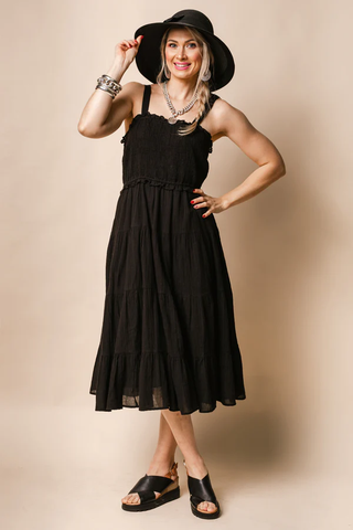 Imagine Pierre Dress Black