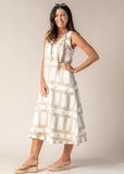 Imagine Agnes Dress Cream/Mocha